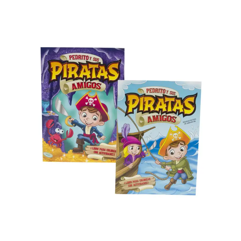 Libro Actividades Y Colorear Pirata 80 Paginas