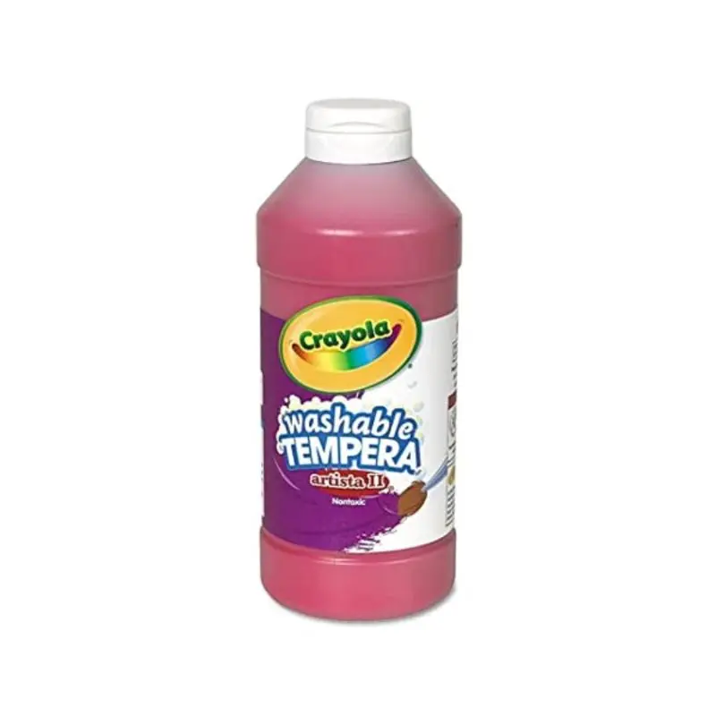 Tempera Crayola 16Oz Rojo Lavable Artista II