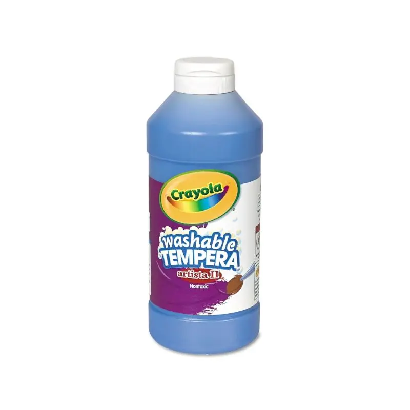 Tempera Crayola 16Oz Azul Lavable Artista II