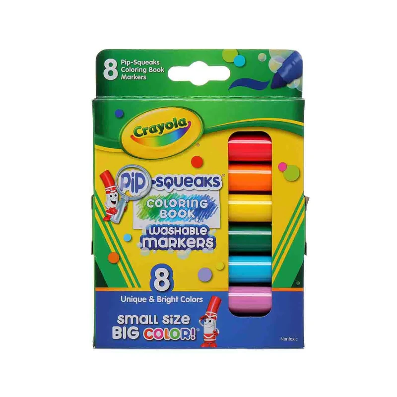 Marcador Esc Pqt8 Crayola Lavab Pip-Squeaks