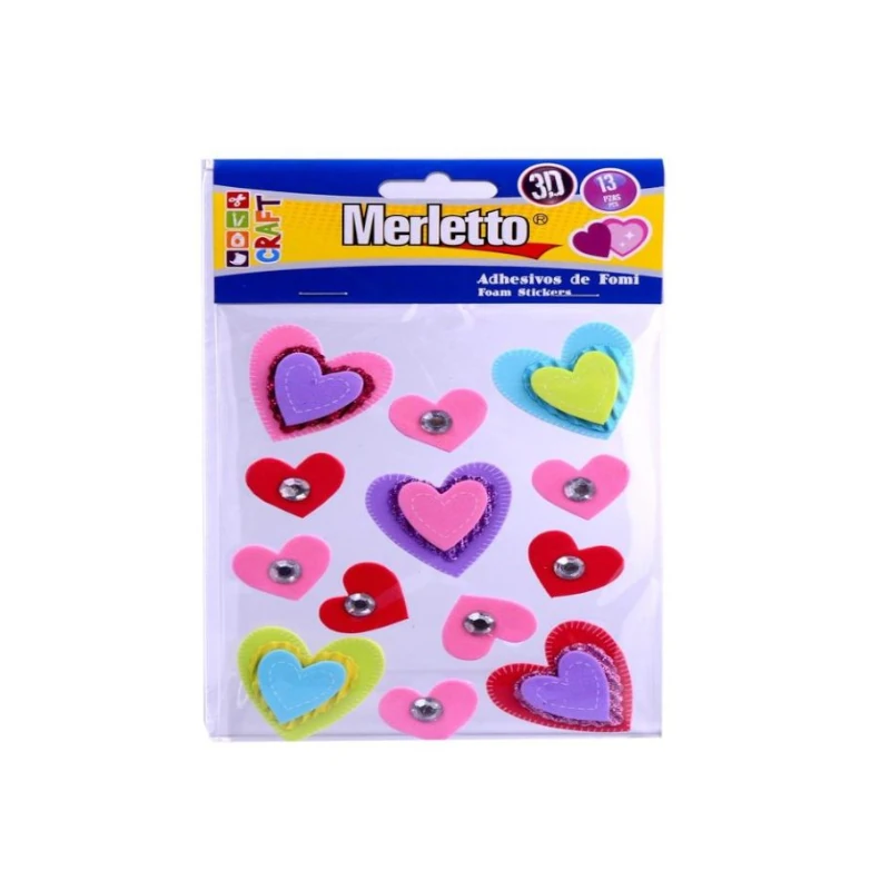 Foamy Adhesivo Corazon 32707 Merletto