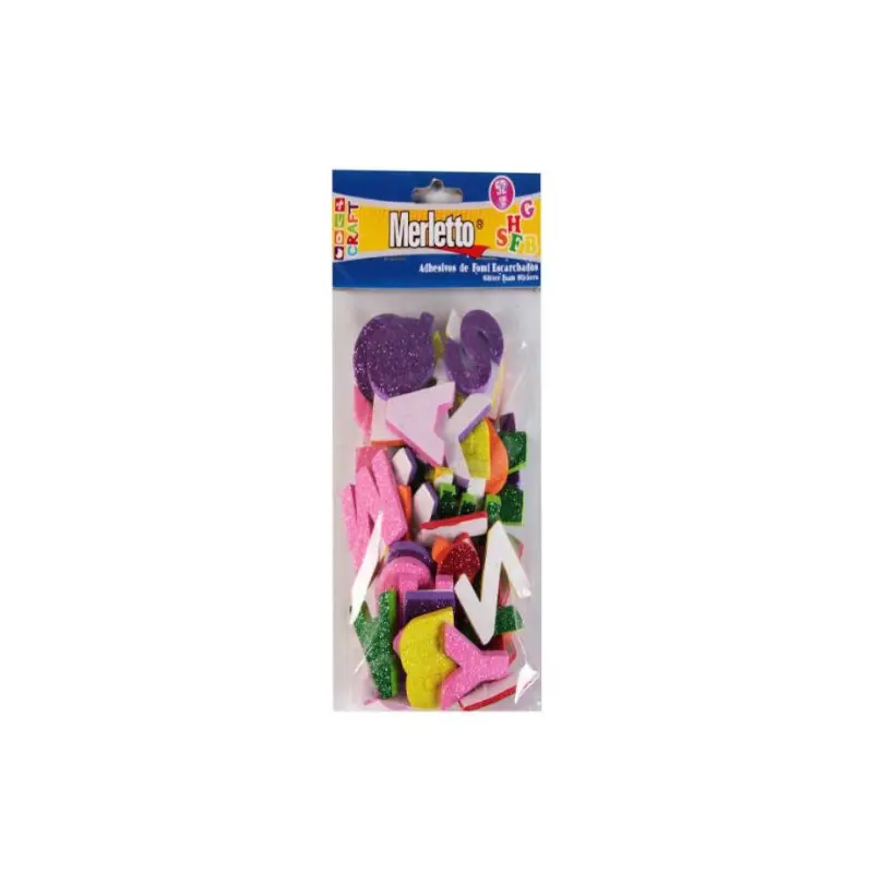 Foamy Adhesivo Letras Surtido 92729 Merletto