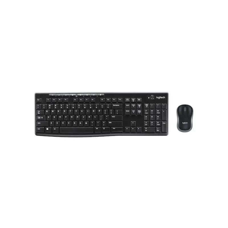 Teclado + Mouse Inalambrico  Usb Mk270 Español  Negro  Logitech  920-004430