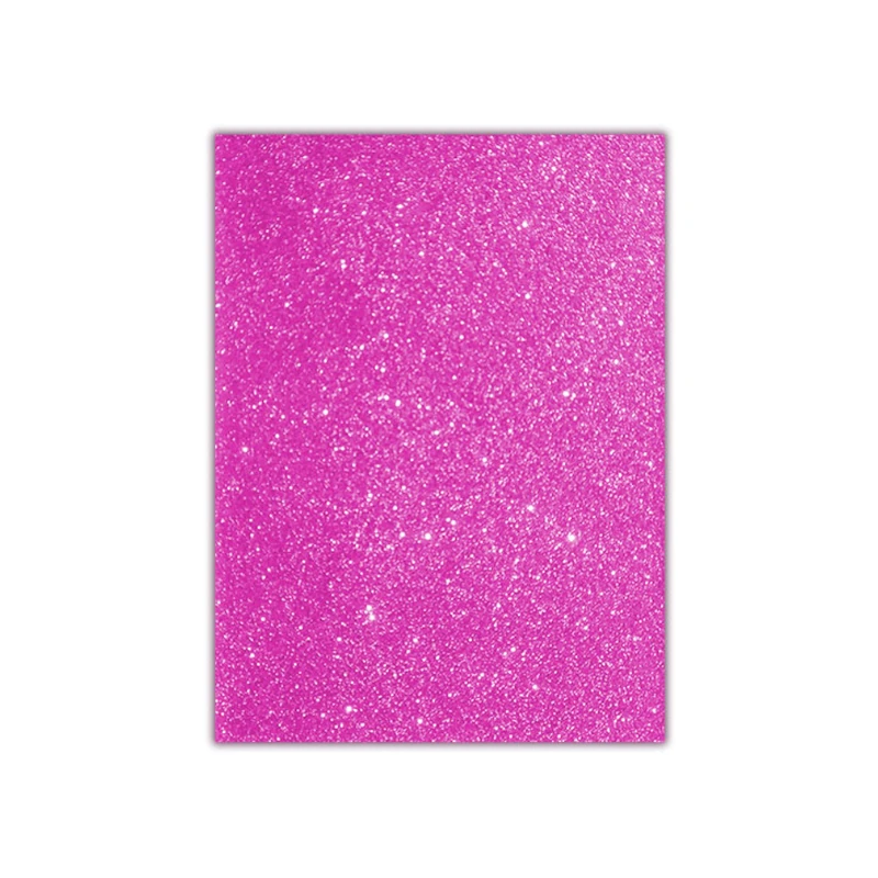 Foamy Tamaño Carta Escarchada Rosa Paquete10