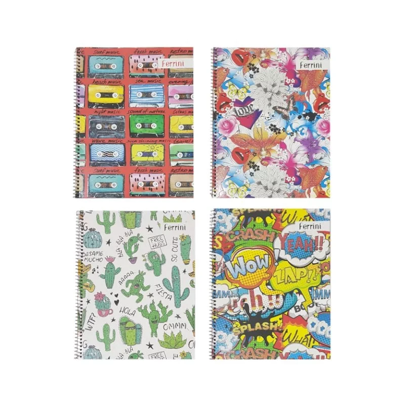 Cuaderno #3 1 Mat Ferrini Surt Uv Glit 70 Hjs Doble Anillo