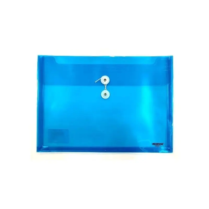 Sobre Plastico Tamaño Oficio Paquete12 Con Cordon Horizontal Fc-219 Force