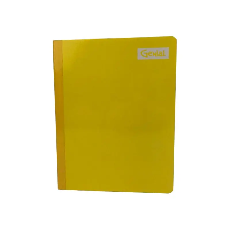 Cuaderno Cosido Grande 200 Pag Cuadriculado Colores Genial