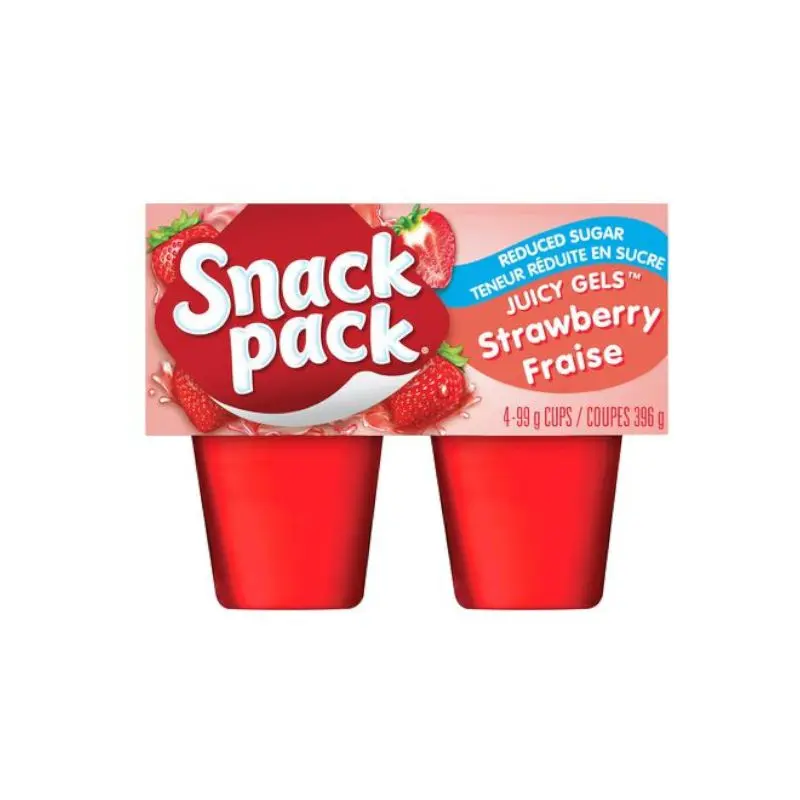 Gelatina Hunts Strawberry 3.25 Onz