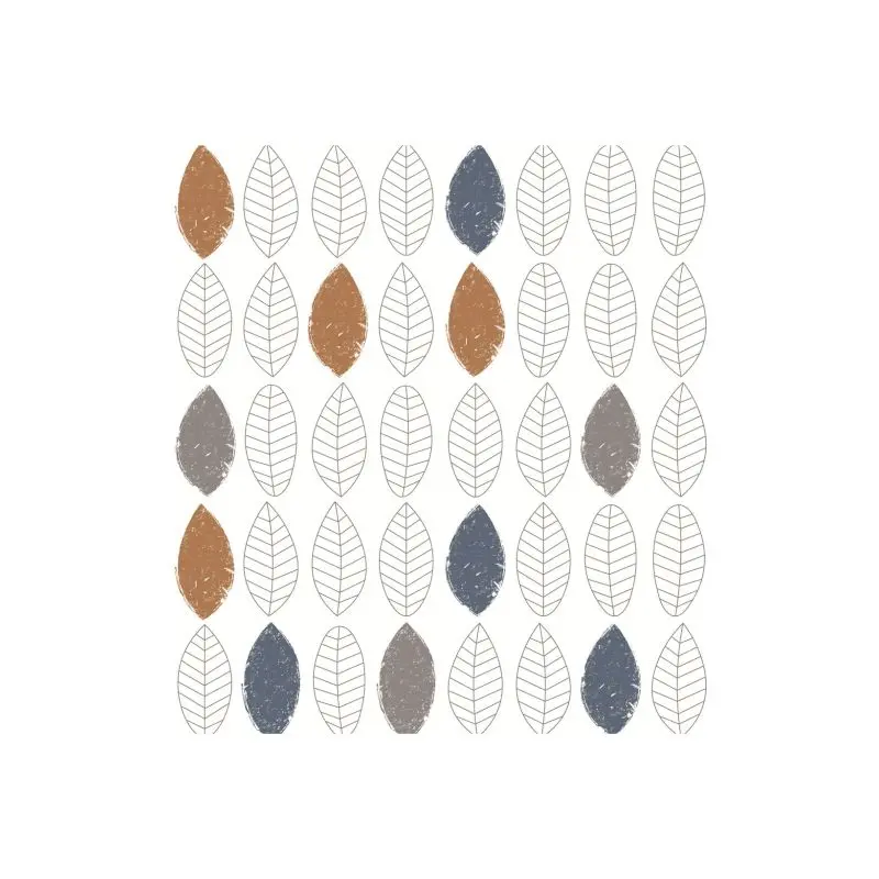 Papel Tapiz Diseño Hojas 45cmx20m Genial