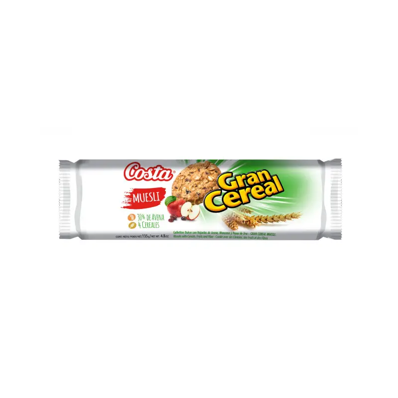 Galleta Costa Gran Cereal Manzana 135Gr