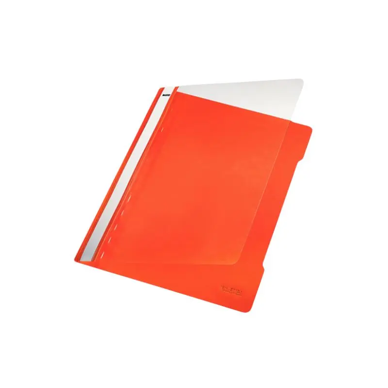 Folder Plastico Tamaño Carta Con Fastener Rojo Leitz