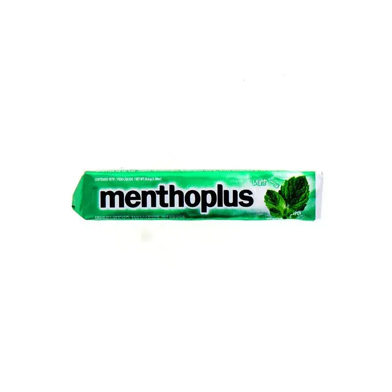 Caramelo Menthos Plus Menta 30.6 G
