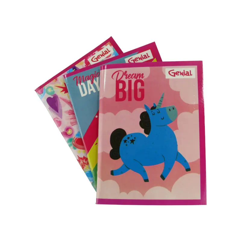 Cuaderno Tarea 160 Pag Cuadriculado Genial Surtido Niño