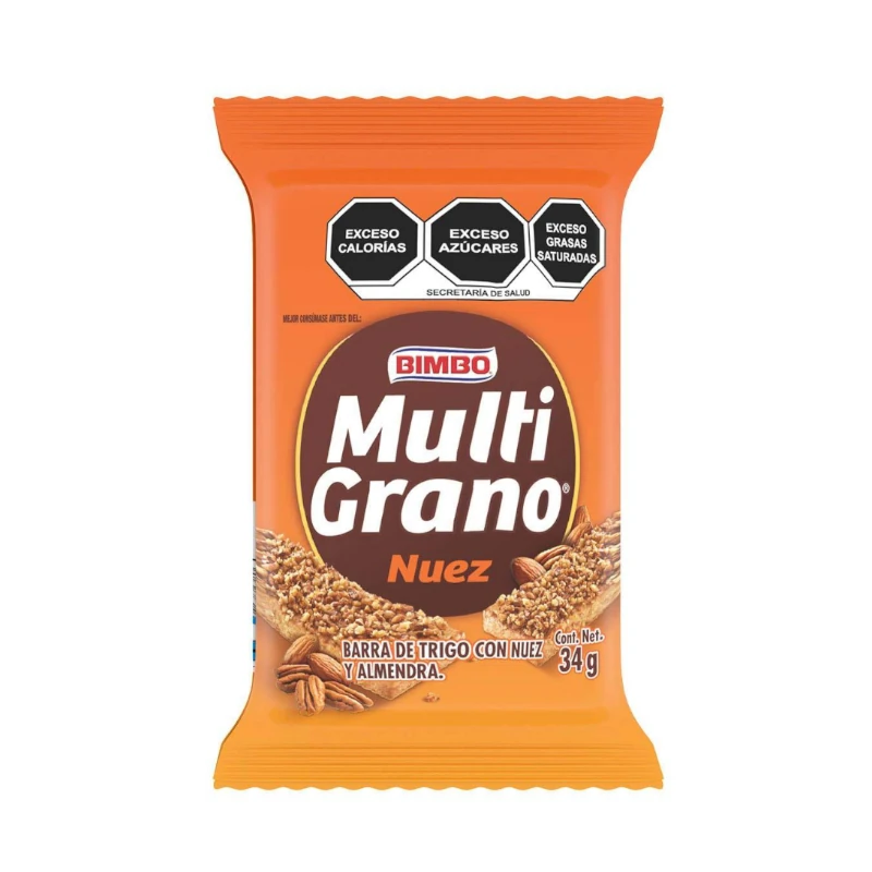 Barra Multigrano Nuez 42Gr