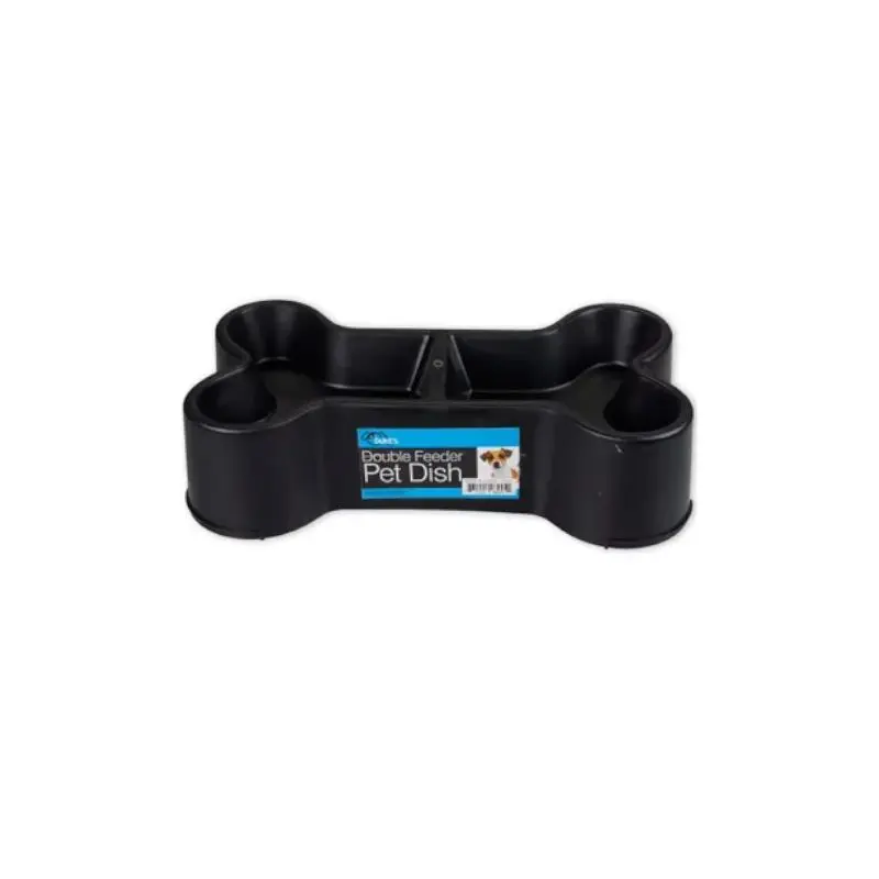 Plato Para Mascotas Plastico Tipo Hueso Di183