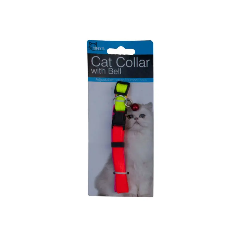 Collar Gato Surtido Con Cascabel