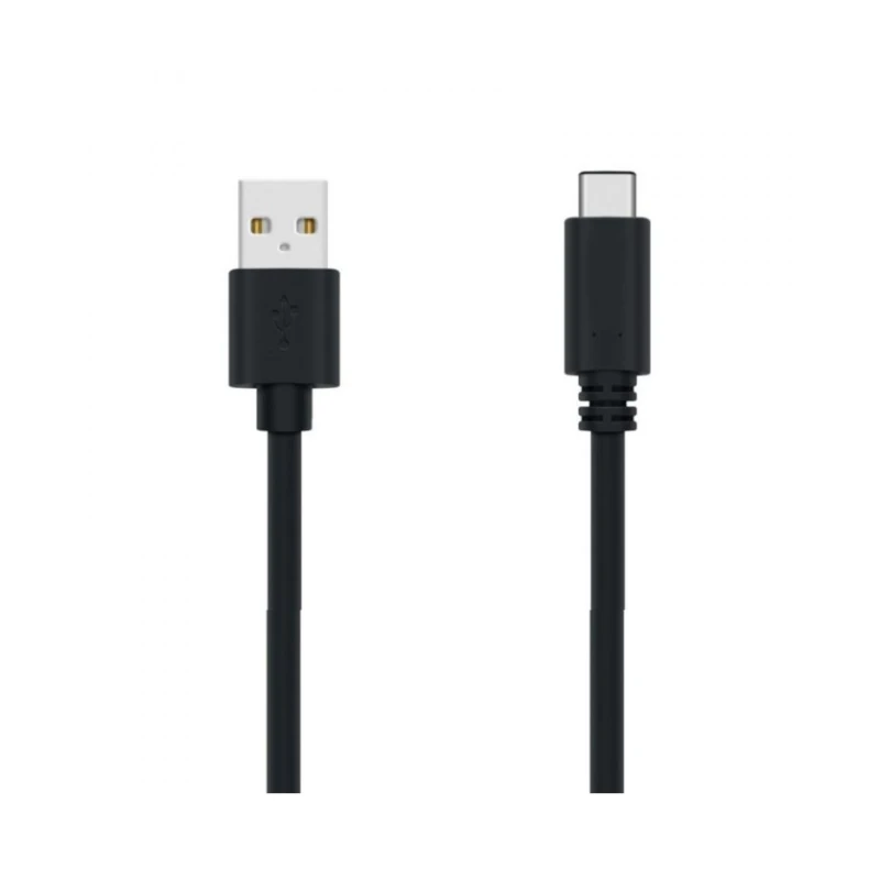 Cable Usb Macho A Usb-C P/Carga  Negro  Imexx