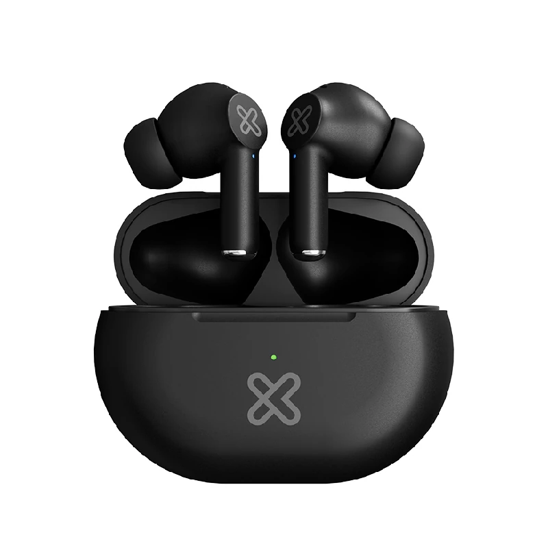 Audifono Klipx C/Microfono Inalambrico Bluetooth Negro Kte-015Bk 17Hrs