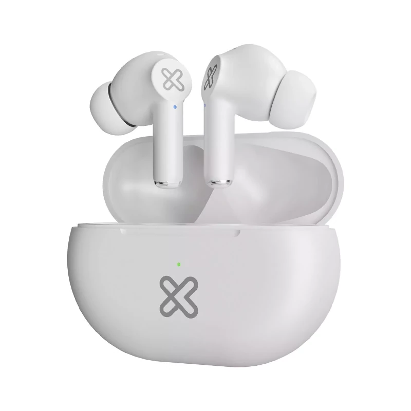 Audifono Klipx C/Microfono Inalambrico Bluetooth Blanco Kte-015Wh 17Hrs
