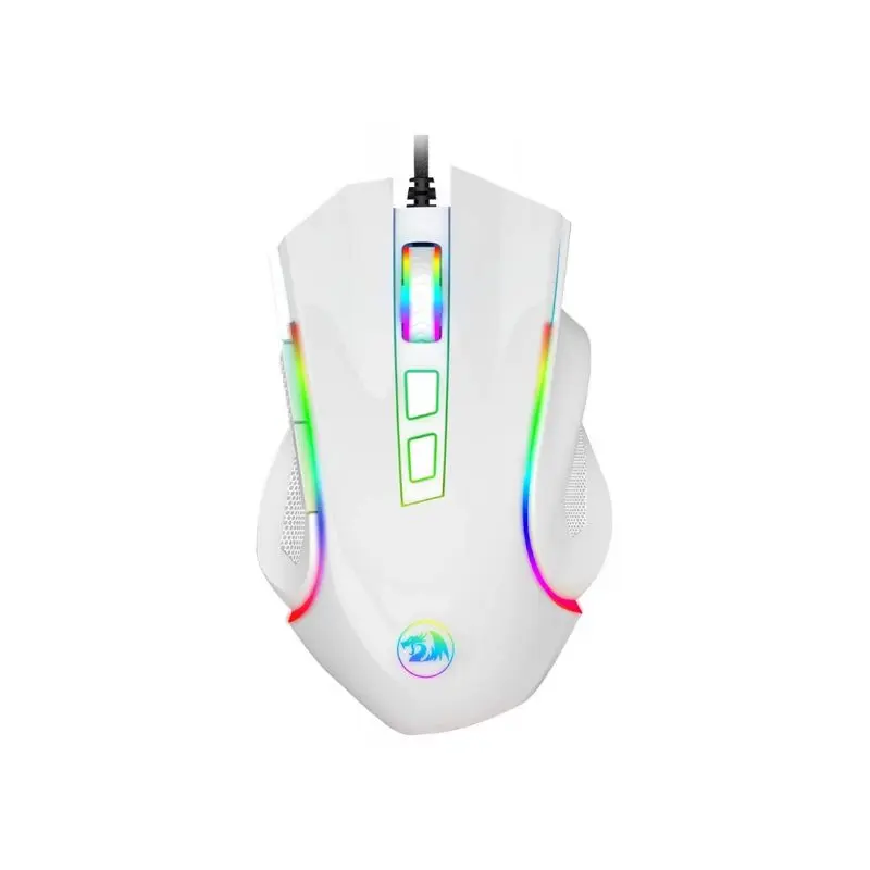 Mouse Redragon Gaming Griffin Usb Blanco Rgb M607 Dpi 800-7200