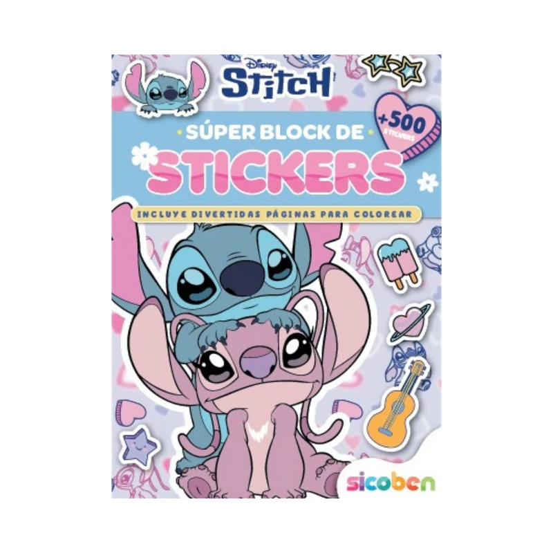 Libro De Actividades Colorear Stitch