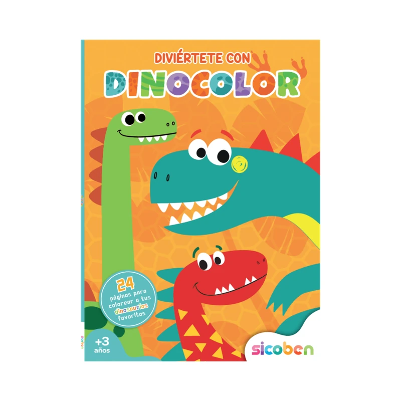Libro De Actividades Colorear Dinosaurios