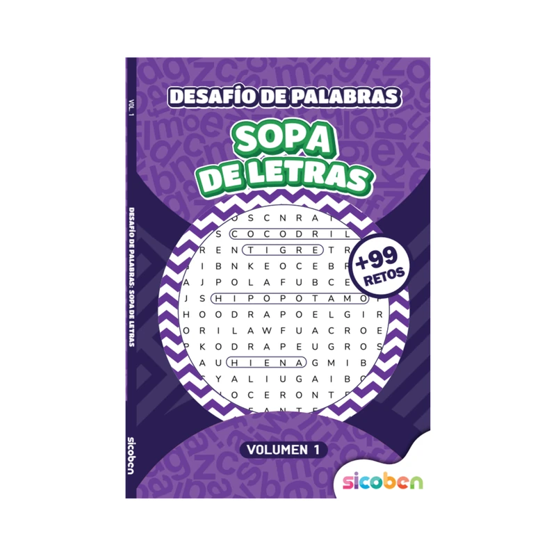 Libro De Actividades Sopa De Letras