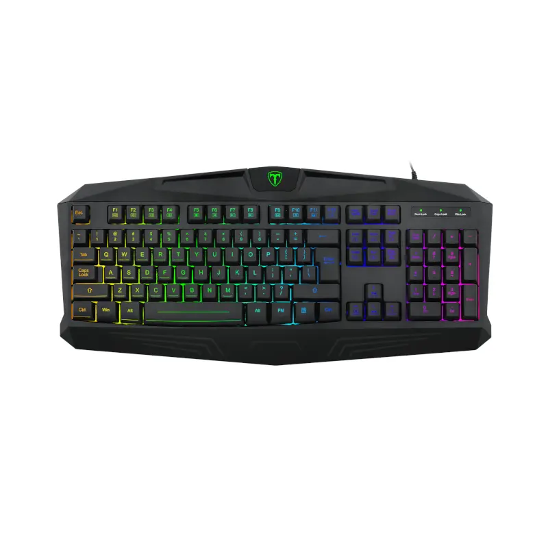 Teclado T-Dagger Gaming Usb Negro Rgb Full Size Tanker 202 Membrana