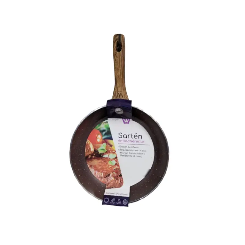 Sarten 22 Cm No Adherible Choco Wiwi Premium