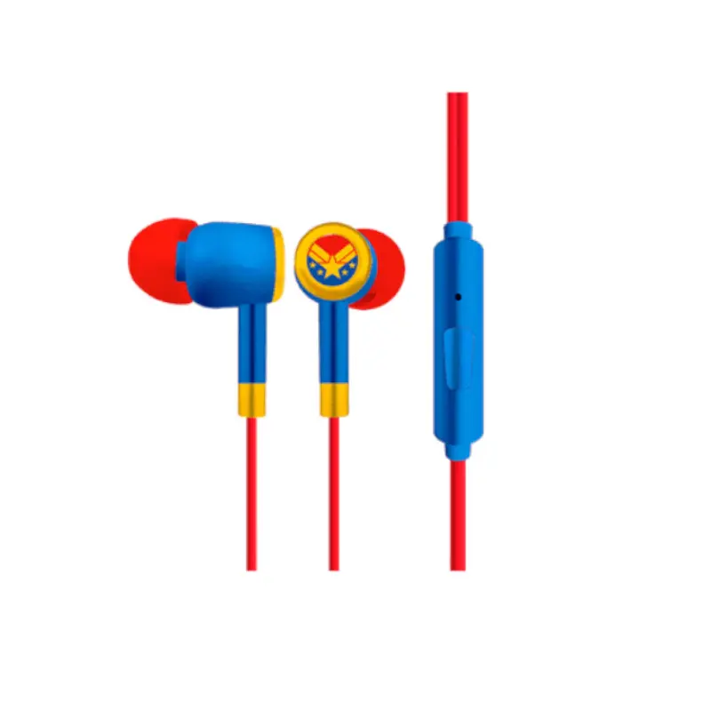 Audifono Xtech 3.5Mm Con Microfono Marvel Capitana Marvel Xte-M100Cm Roj