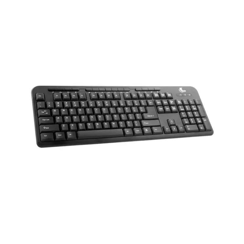 Teclado Usb En Ingles  Multimedia  Negro  Xtech  Xtk-130e