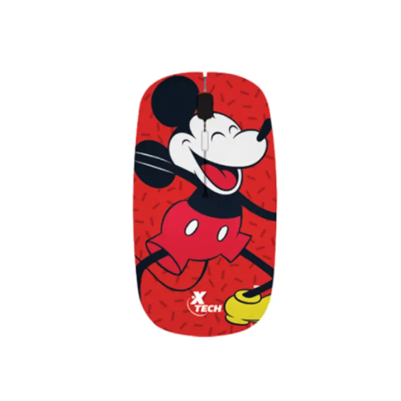 Mouse Xtech Inalambrico Disney Mickey Mouse Rojo Xtm-D340Mk
