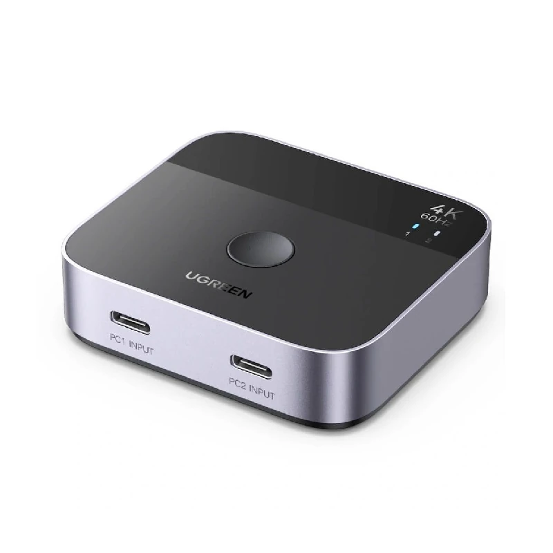 Switch Conmutador 2 Puertos Hdmi 4K Aw502 Ugreen