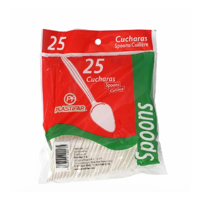 Cuchara Sopera Plastifar Pqt25