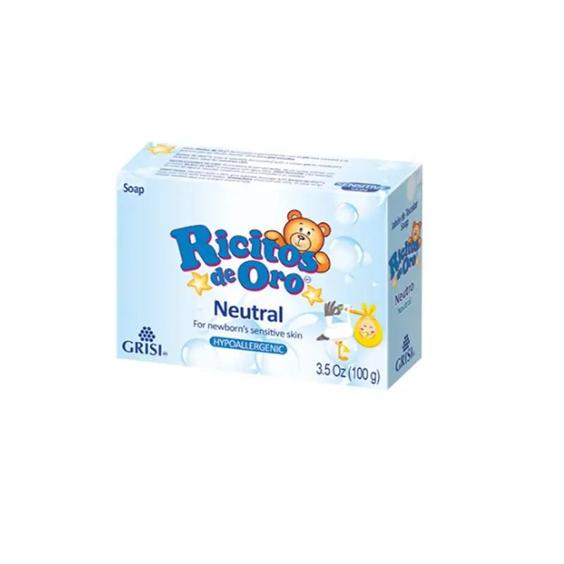Jabon P/Bebe Ricitos De Oro Neutro 100 Gr