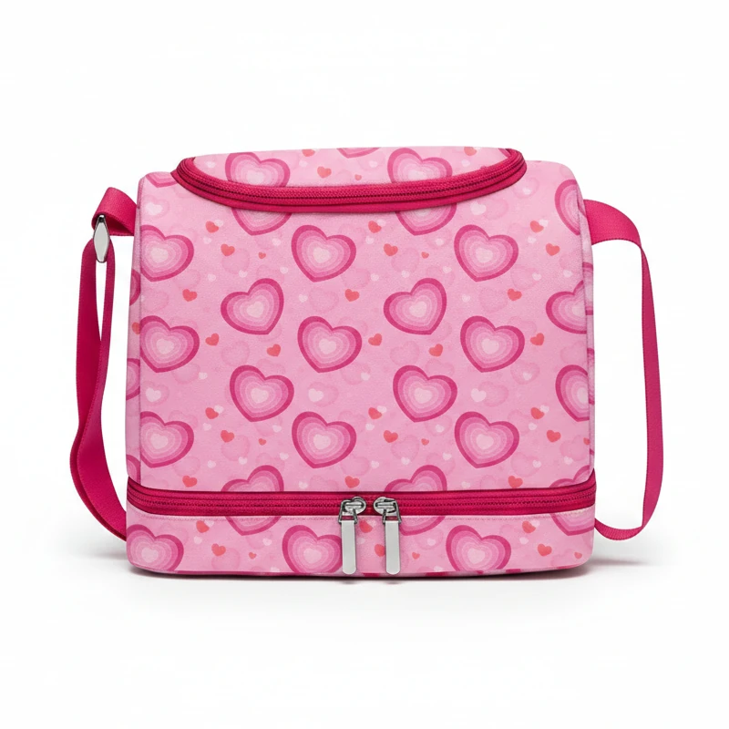 Lonchera Greywolf Mdt Pink Hearts