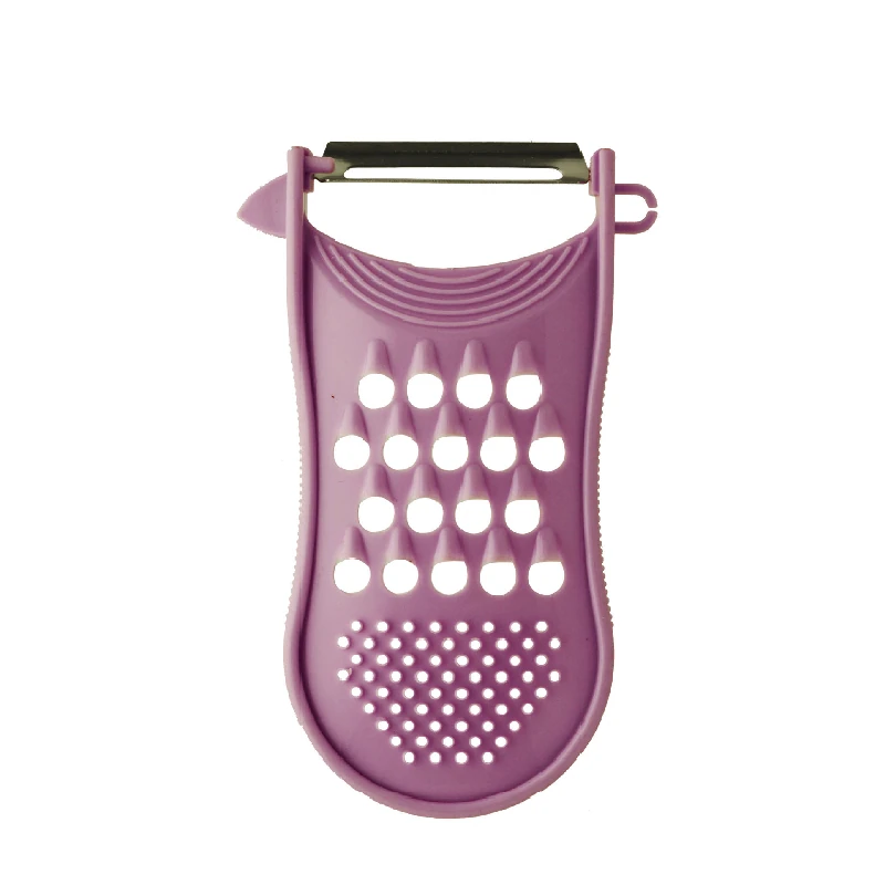 Pelador y Rallador Plastico Para Frutas y Verduras