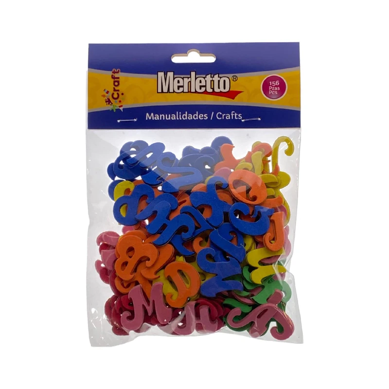 Foamy Adhesivo Alfabeto Merletto