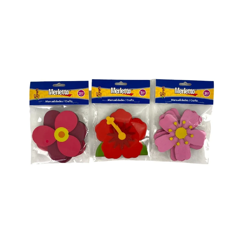 Foamy Adhesivo Flores Merletto