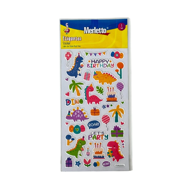 Calcomania 3D Infantiles Merletto