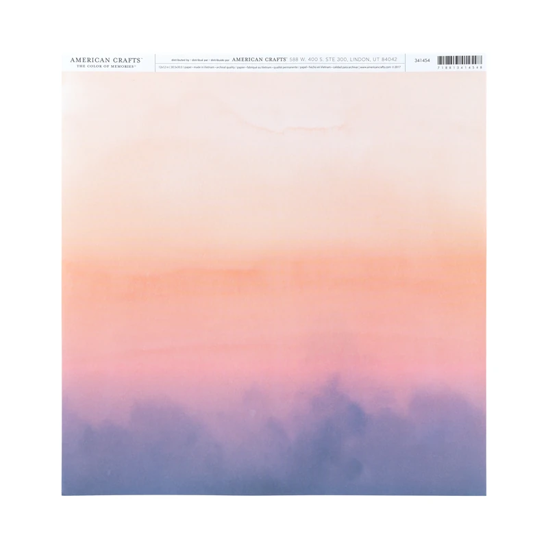 Cartulina Diseño 12X12  Sunset American Crafts