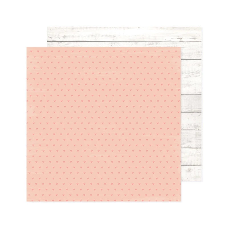 Cartulina Diseño 12X12  Hearts American Crafts