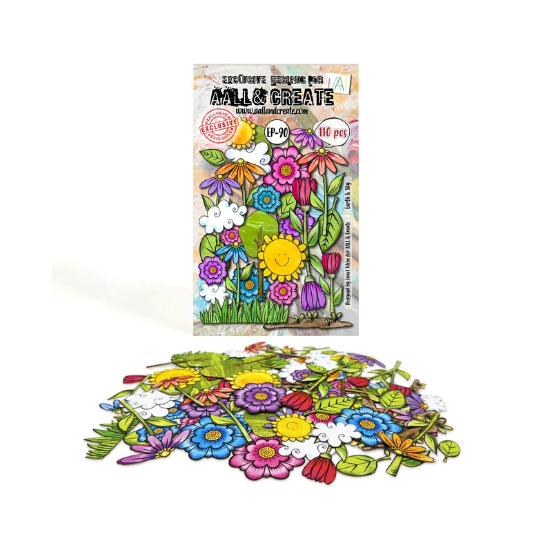 Calcomania Aall And Create Ephemera Earth & Sky