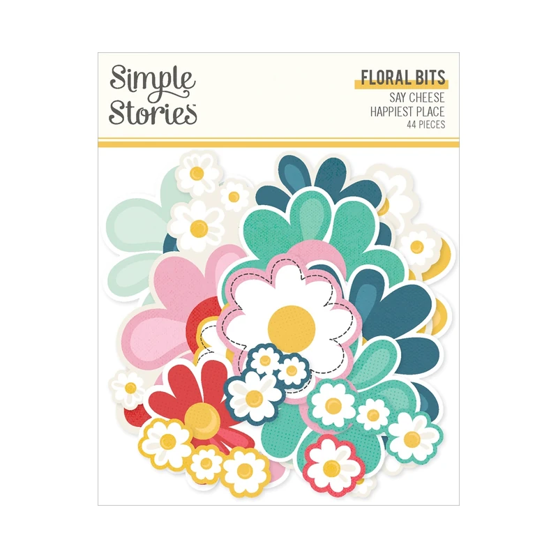 Troqueles Set Flora Bits Happiest Place Simple Stories