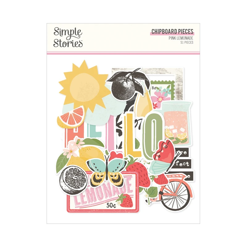Troqueles Set Pink Lemonade Simple Stories