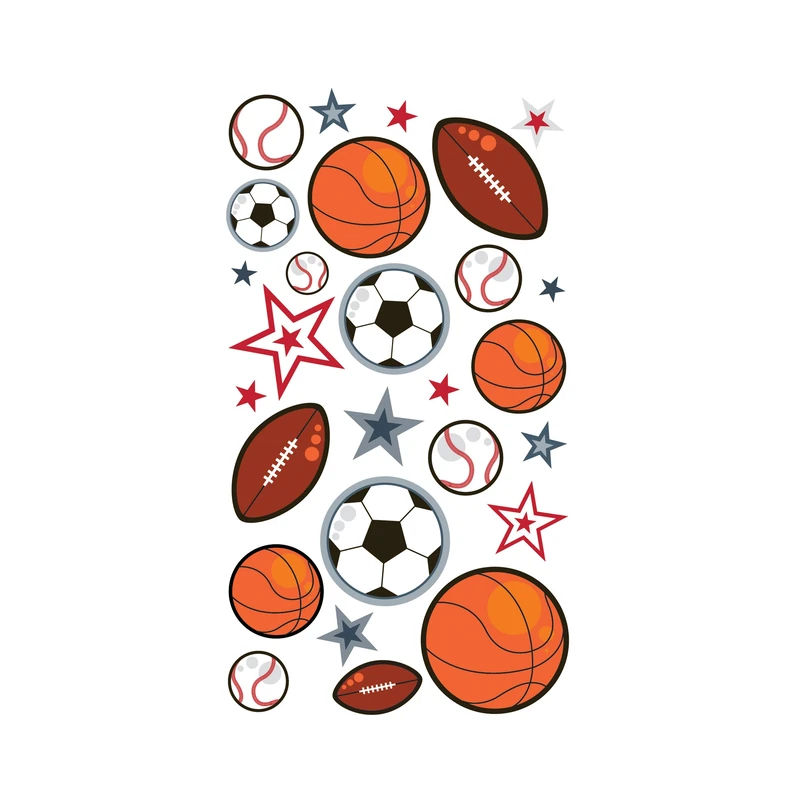 Calcomania Sticko Sport Balls