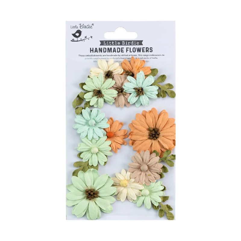 Flores Manualidades Pqt5 Woodland Little Birdie