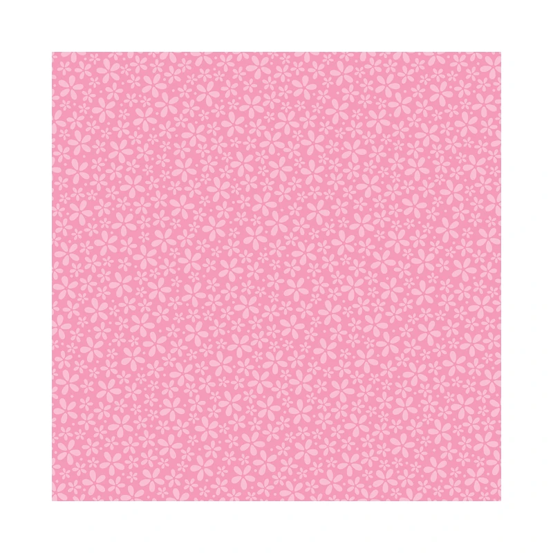 Cartulina Diseño 12X12  Rosado Flores Core'Dinations
