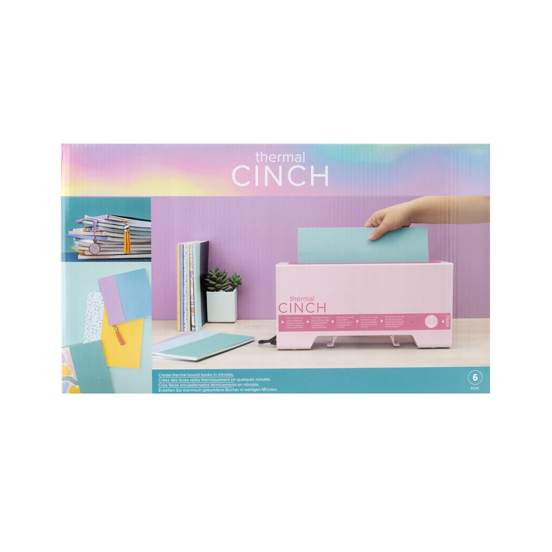 Encuadernadora Thermal Cinch Rosado We R