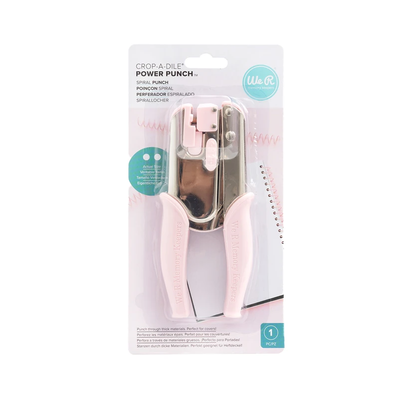 Perforadora Crop-A-Dile Espiral We R